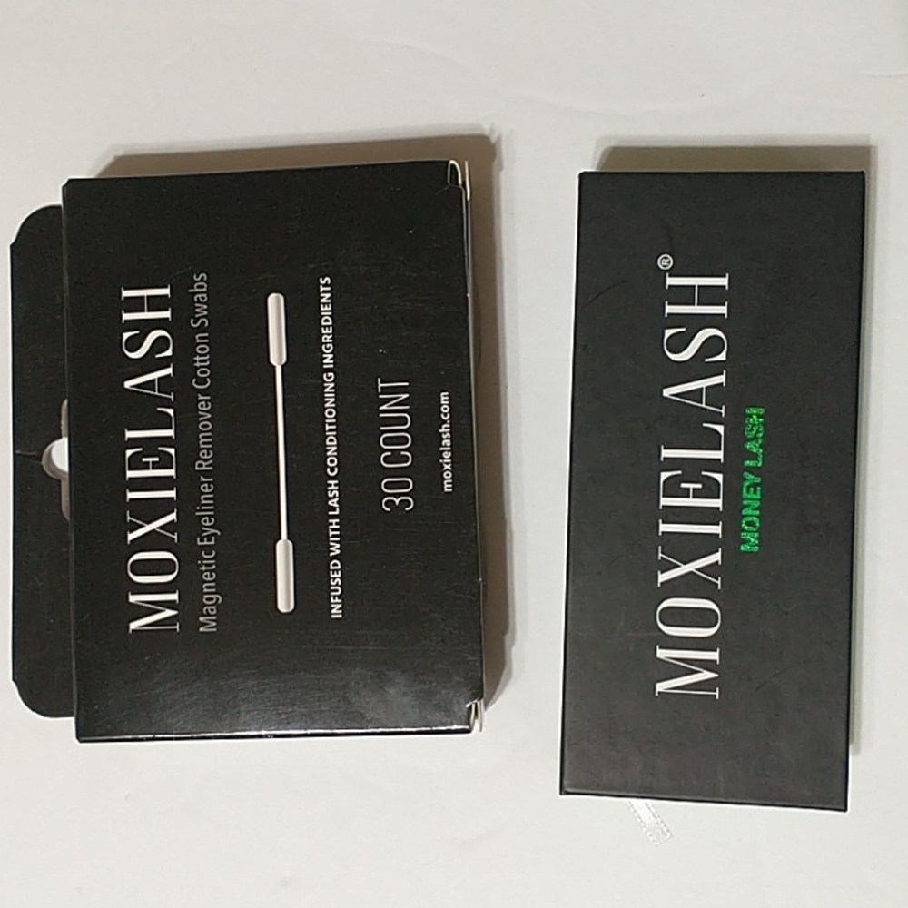 MOXIELASH /money lash & magnetic eyeliner remover cotton swabs